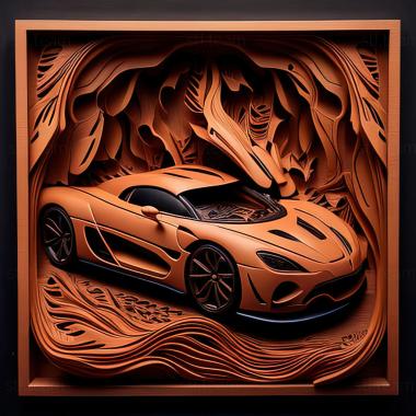 3D модель Koenigsegg Agera RS (STL)